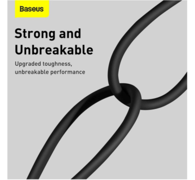 Baseus Дата кабель USB 2.0 AM to Lightning 2.0m 2.4A black Baseus (CALYS-C01)