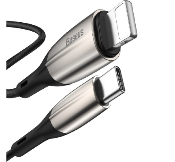 Baseus Дата кабель USB-C to Lightning 1.0m 18W black Baseus (CATLSP-01)