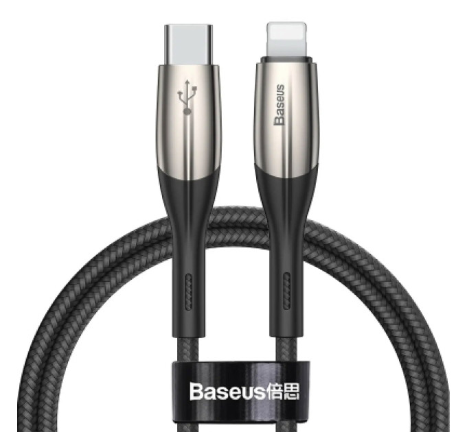 Baseus Дата кабель USB-C to Lightning 1.0m 18W black Baseus (CATLSP-01)