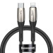 Baseus Дата кабель USB-C to Lightning 1.0m 18W black Baseus (CATLSP-01)