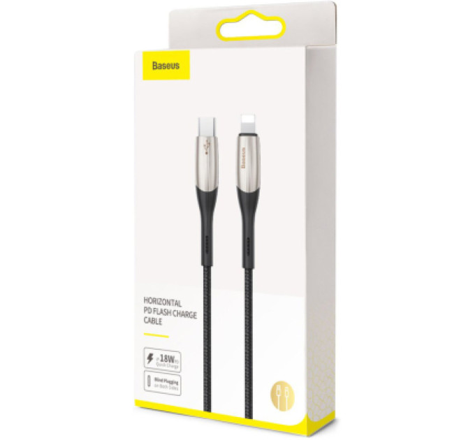 Baseus Дата кабель USB-C to Lightning 1.0m 18W black Baseus (CATLSP-01)