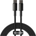 Baseus Дата кабель USB-C to USB-C 2.0m 100W black Baseus (CATWJ-A01)