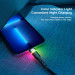Essager Дата кабель USB 2.0 AM to Lightning 2.0m 2.4A LED black Essager (EXCL-XCDA01)
