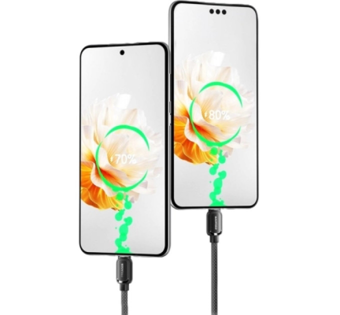 Essager Дата кабель USB 2.0 AM to USB-C 1.0m 7A black Essager (EXCT-TD01-P)