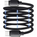 Essager Дата кабель USB-C to USB-C 1.0m 100W black Essager (EXCTT1-TD01-P)
