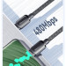 Essager Дата кабель USB-C to USB-C 1.0m 100W black Essager (EXCTT1-TD01-P)
