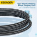 Essager Дата кабель USB 2.0 AM to USB-C 2.0m 120W black Essager (EXC120-CGA01-P)