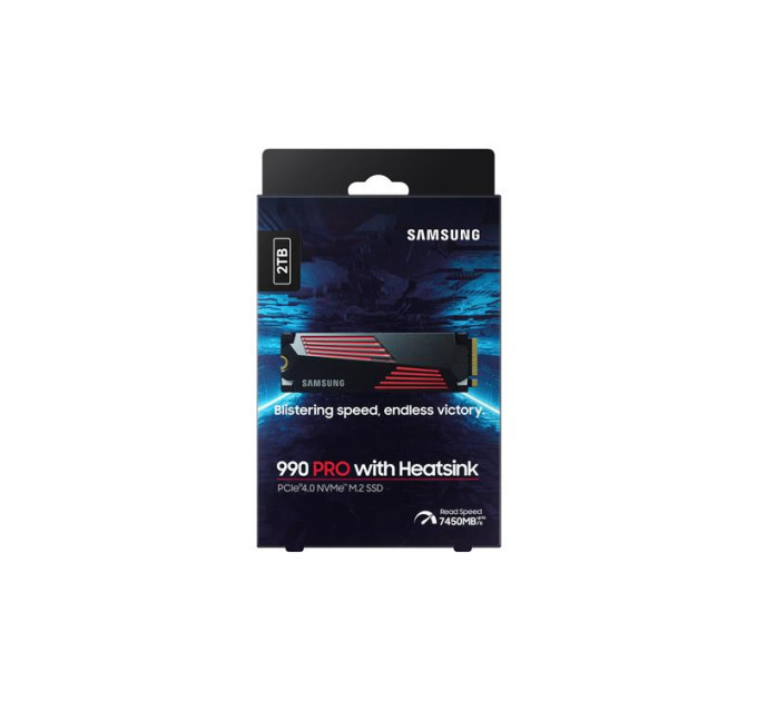 Samsung Накопичувач SSD M.2 2280 2TB 990 PRO with Heatsink Samsung (MZ-V9P2T0CW)