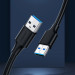 Ugreen Дата кабель USB 2.0 AM/AM 0.5m US102 black Ugreen (10308)