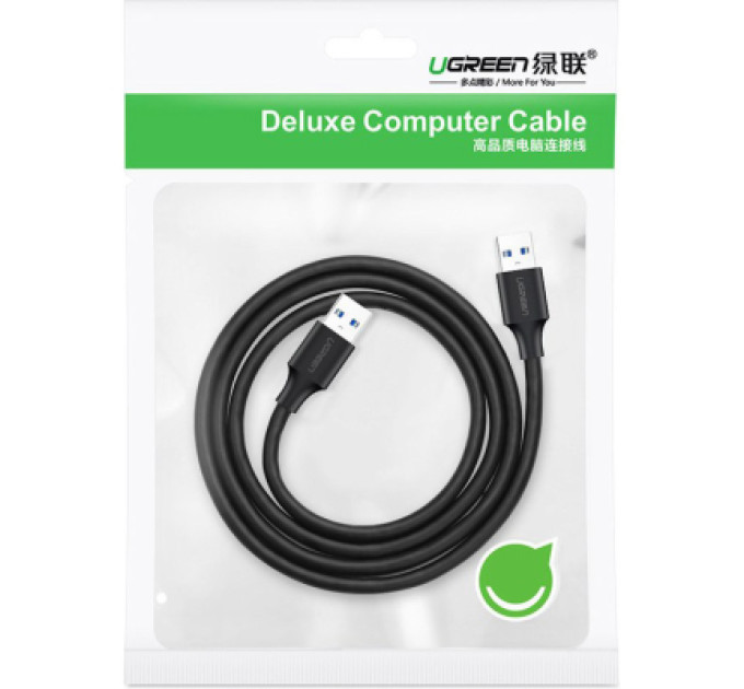 Ugreen Дата кабель USB 2.0 AM/AM 2.0m US102 black Ugreen (10311)