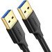 Ugreen Дата кабель USB 3.0 AM/AM 2.0m US128 black Ugreen (10371)