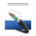 Ugreen Дата кабель USB 3.0 AM/AF 1.0m US129 black Ugreen (10368)
