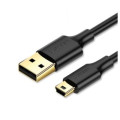 Ugreen Дата кабель USB 2.0 AM to Mini 5P 1.0m US132 black Ugreen (10355)