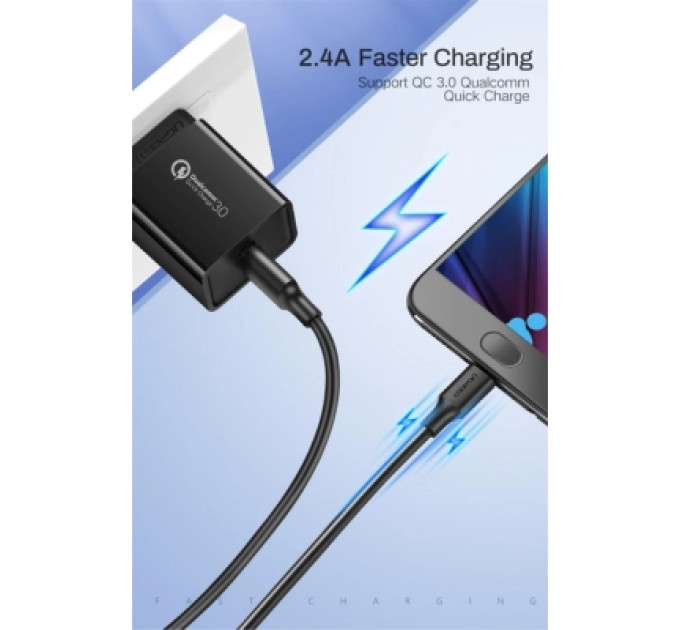 Ugreen Дата кабель USB 2.0 AM to Mini 5P 1.0m US132 black Ugreen (10355)