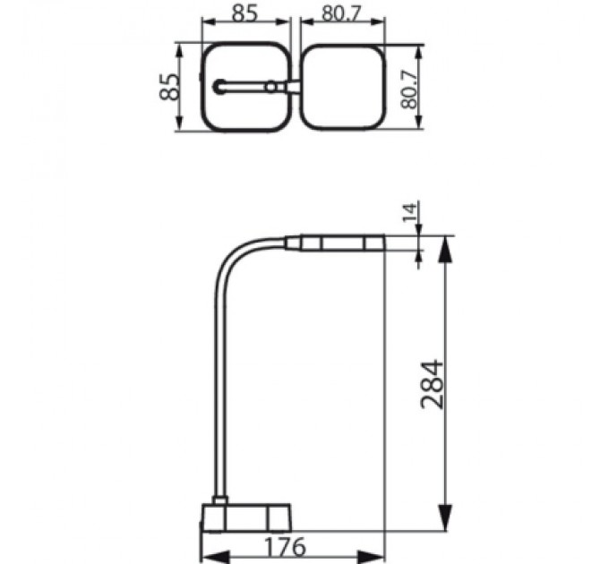 Настільна лампа Philips LED Reading Desk lamp Rock біла (929003241407)