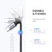 Ugreen Дата кабель USB-C to USB-C 0.5m 3A 60W US261 black/gray Ugreen (50149)
