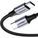 Ugreen Дата кабель USB-C to USB-C 0.5m 3A 60W US261 black/gray Ugreen (50149)
