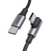 Ugreen Дата кабель USB-C 2.0 to USB-C 3.0m 90° corner US334 black Ugreen (20583)