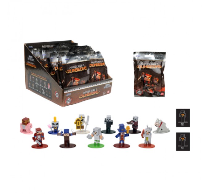 Фігурка Jada сюрприз металева колекційна Майнкрафт 4 см, в асортименті 13 видів (253261000)