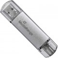 Mediarange USB флеш накопичувач Mediarange 128GB Silver USB 3.0 / Type-C (MR938)