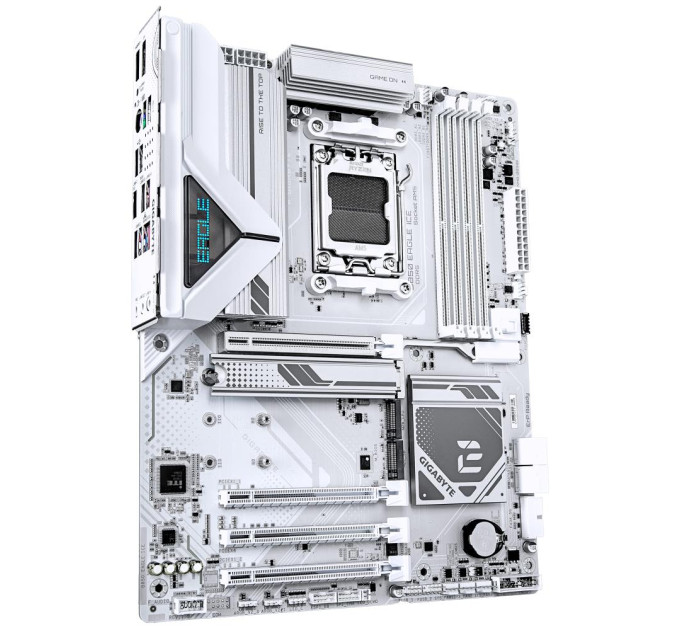 GIGABYTE Материнська плата AMD B850 SAM5 ATX B850 EAGLE ICE GIGABYTE