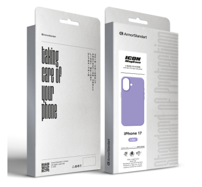 Armorstandart Чохол до мобільного телефона Armorstandart ICON2 MagCase Apple iPhone 17 Lilac (ARM86669)