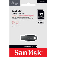USB флеш накопичувач SanDisk 32GB Ultra Curve Black USB 3.2 (SDCZ550-032G-G46)