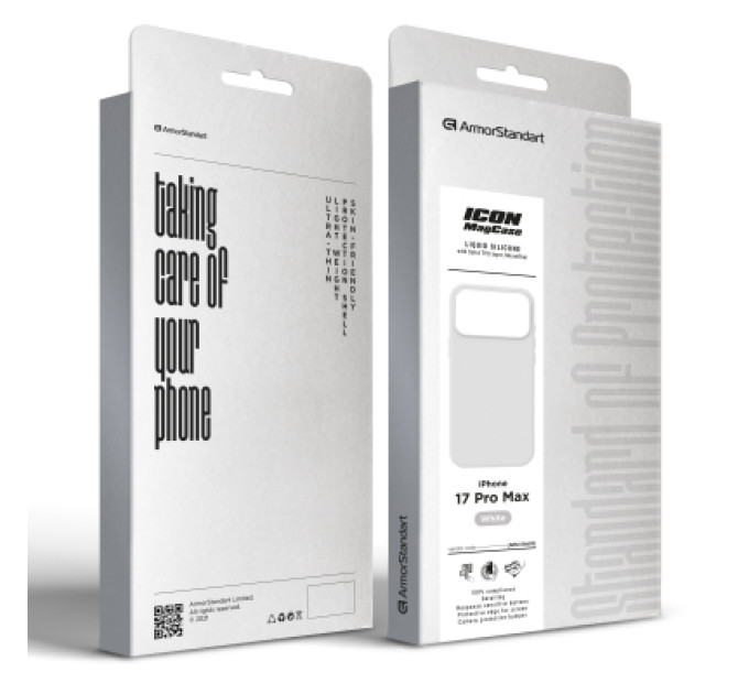 Armorstandart Чохол до мобільного телефона Armorstandart ICON2 MagCase Apple iPhone 17 Pro Max White (ARM86683)