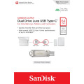 SanDisk USB флеш накопичувач SanDisk 64GB Dual Drive Luxe USB 3.1 + Type-C (SDDDC4-064G-G46)