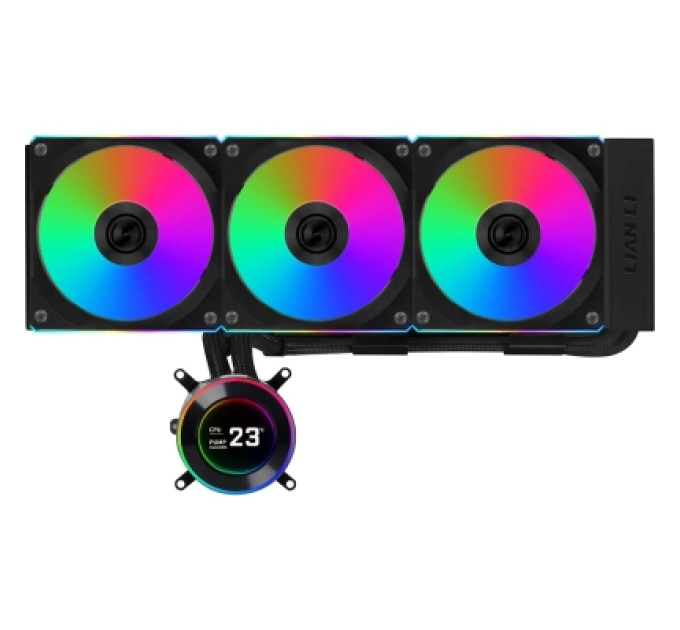 Lian Li Система рідинного охолодження Lian Li HydroShift II LCD-C 360CL, Black (G89.GHS2LCD36RB.00)