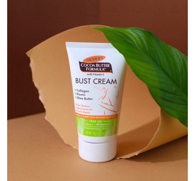 Косметика для мам Palmer's Зміцнюючий крем для грудей з олією какао і вітаміном Е, 125 г (4070-6.00)