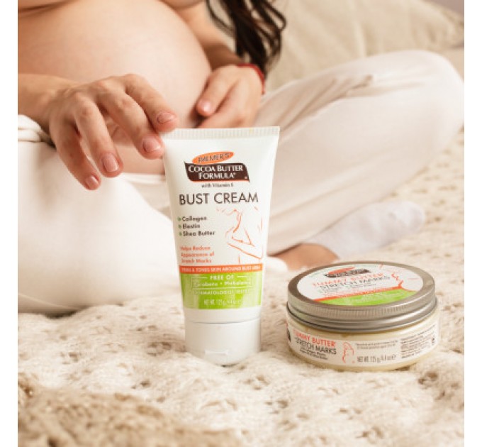 Косметика для мам Palmer's Зміцнюючий крем для грудей з олією какао і вітаміном Е, 125 г (4070-6.00)