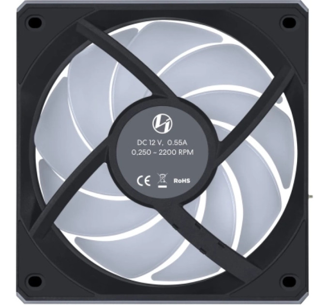 Lian Li Кулер до корпусу Lian Li Uni Fan CL WIRELESS 120-3, Black (G99.12CL1W3B.00)