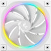 Deepcool Кулер до корпусу Deepcool Вентилятор реверсний Deepcool FL12R ARGB білий для корпусу 120x120 (FL12R WH)