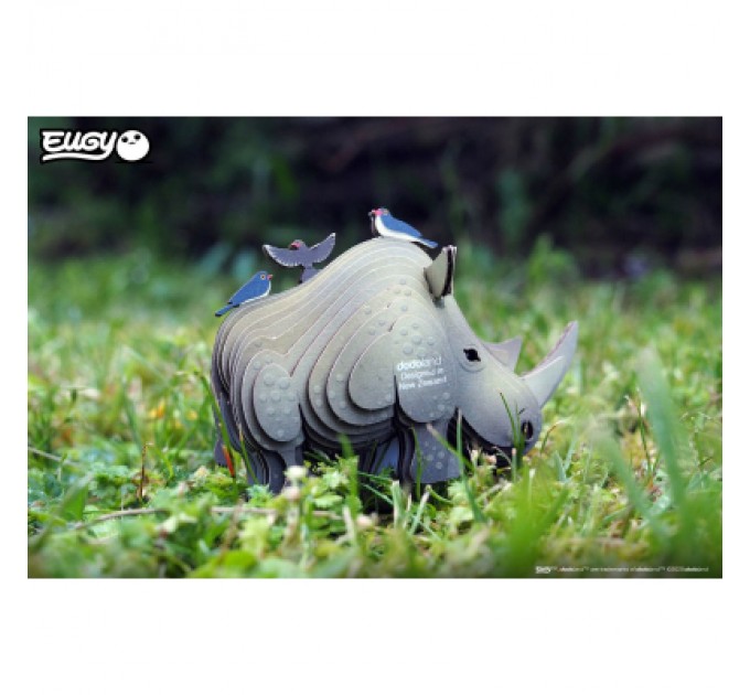 Пазл Eugy 3D Зоопарк Носоріг (XEG-076)