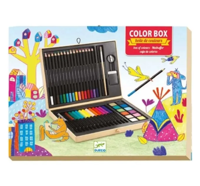 Набір для творчості Djeco Малювання Кольорова коробка (DJ08797)