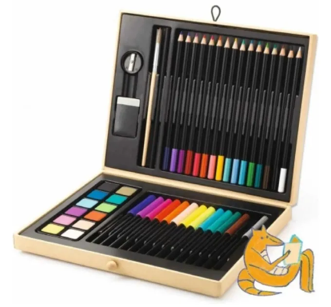 Набір для творчості Djeco Малювання Кольорова коробка (DJ08797)