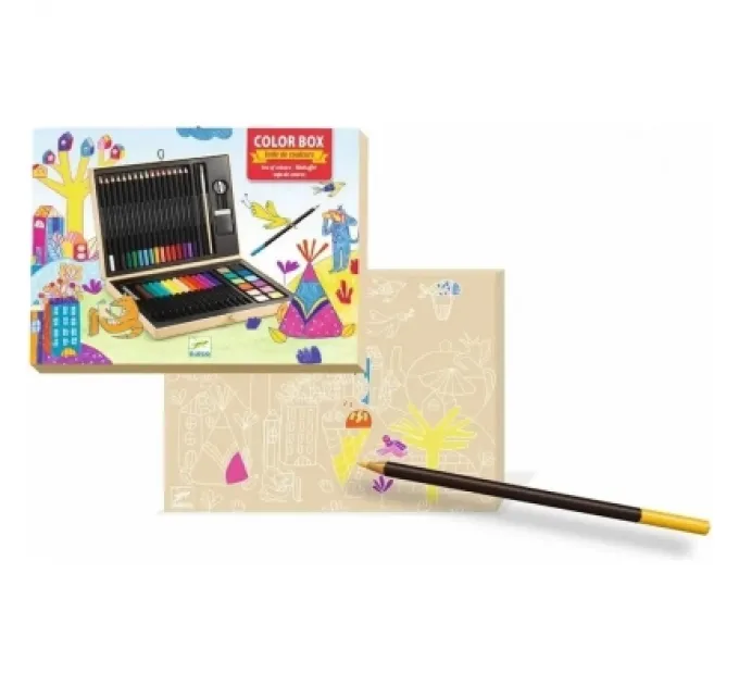 Набір для творчості Djeco Малювання Кольорова коробка (DJ08797)