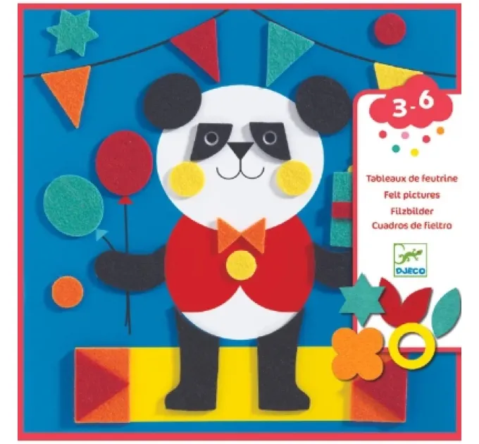 Набір для творчості Djeco Аплікація М'які істоти (DJ09863)