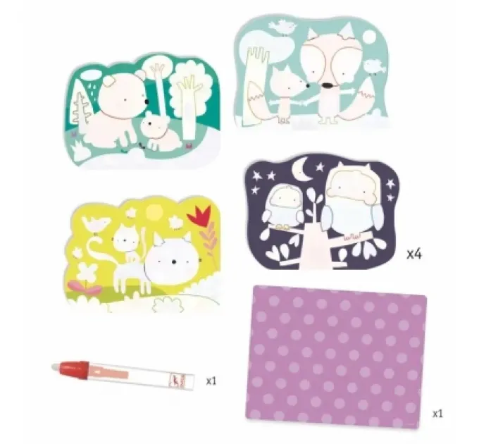 Набір для творчості Djeco Малювання водою Що заховано у лісі (DJ09064)