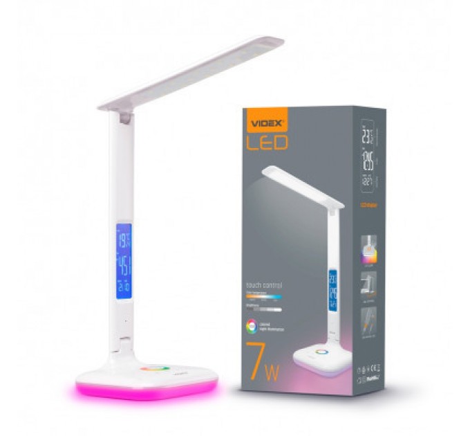 Videx Настільна лампа Videx VL-TF05W-RGB 7W 3000-5500K 220V (25052)
