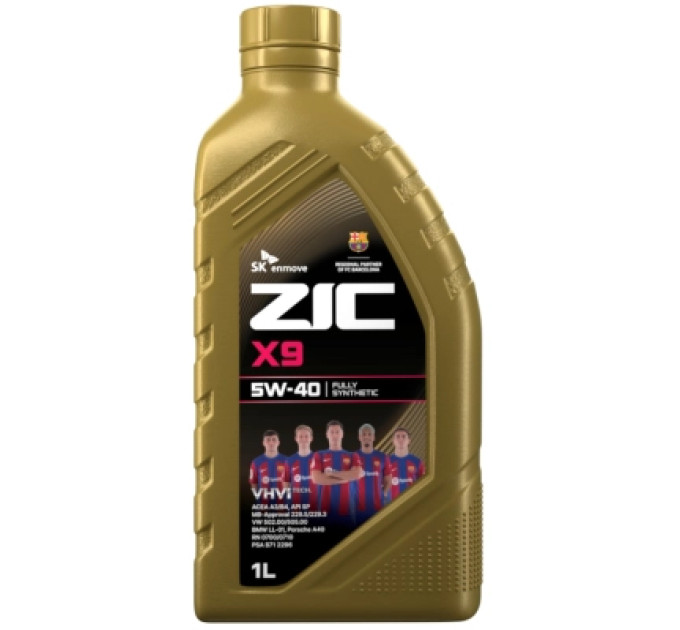 ZIC Моторна олива ZIC 5W-40 X9 1л (132613)