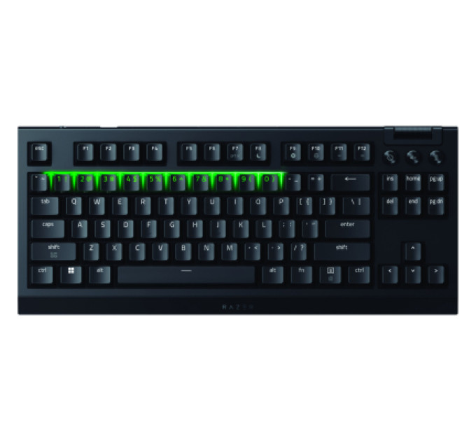 Razer Клавіатура Razer BlackWidow V4 Low-Profile TKL Wireless/Bluetooth/USB Orange switch UA Black (RZ03-05450700-R3M1)