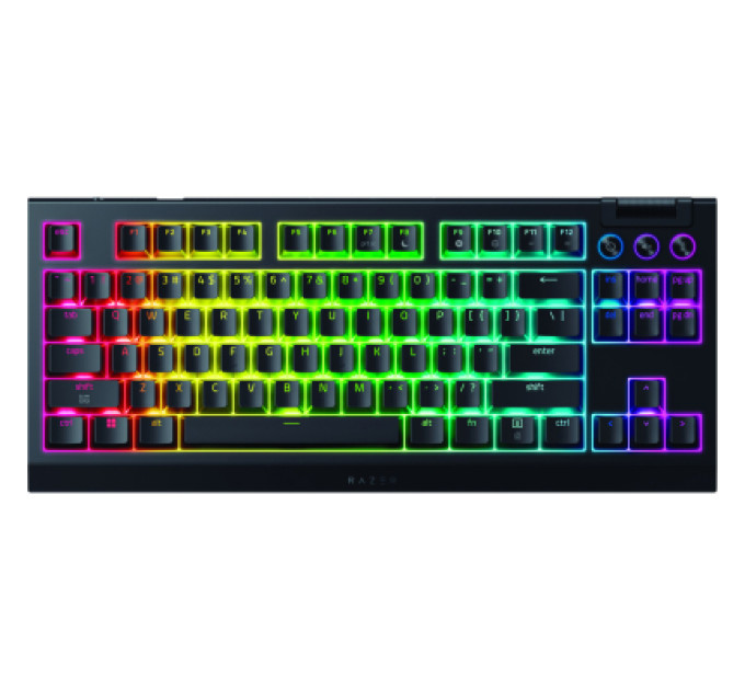 Razer Клавіатура Razer BlackWidow V4 Low-Profile TKL Wireless/Bluetooth/USB Orange switch UA Black (RZ03-05450700-R3M1)