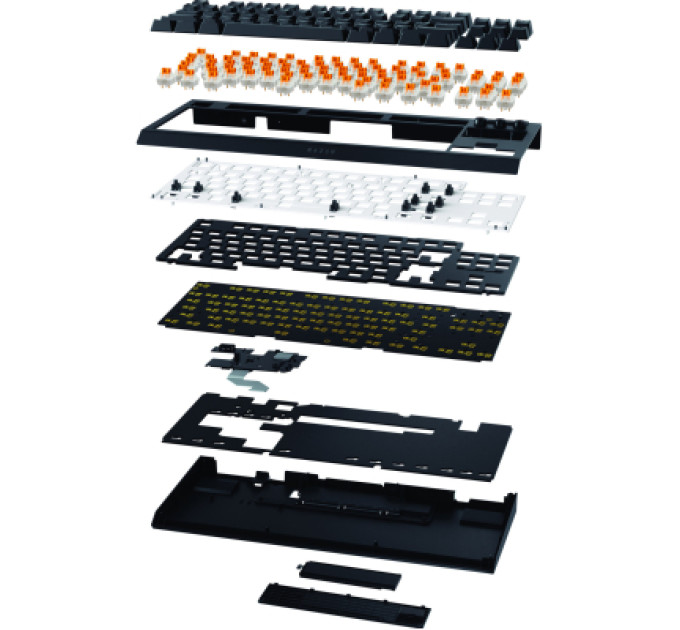 Razer Клавіатура Razer BlackWidow V4 Low-Profile TKL Wireless/Bluetooth/USB Orange switch UA Black (RZ03-05450700-R3M1)