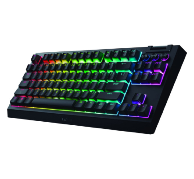 Razer Клавіатура Razer BlackWidow V4 Low-Profile TKL Wireless/Bluetooth/USB Yellow switch UA Black (RZ03-05450100-R3M1)