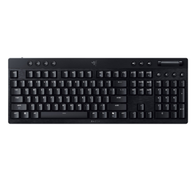 Razer Клавіатура Razer BlackWidow V4 Low-Profile Wireless/Bluetooth/USB Yellow switch UA Black (RZ03-05271500-R3M1)