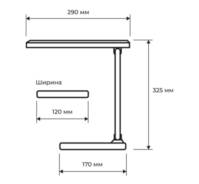 Eurolamp Настільна лампа Eurolamp LED SMART 6W 410lm 2800-6500K 1200mAh (LED-TLB-6W(white))