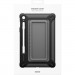 Чохол до планшета Samsung Tab S9 FE Outdoor Cover Titan (EF-RX510CBEGWW)