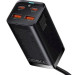 Baseus Зарядний пристрій Baseus 2xUSB-C 100W + 2xUSB GaN black (CCGP000101)